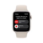 Apple Watch SE GPS + Cellular 40mm Starlight Aluminium Case - imagine 3