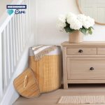 COS DE RUFE DIN BAMBUS  PENTRU COLT, 35x35x60 CM, - imagine 4