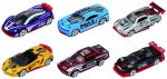 MACHETA DIE CAST, SET 6 MASINI CURSE, SCARA 1/64, 7.5CM, - imagine 2
