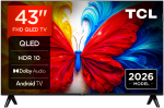 Televizor TCL QLED 43S5L, 108 cm, Smart Android TV, Full
