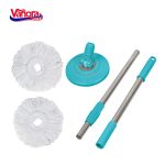 SET CURATENIE CU MOP ROTATIV, CLEAN360, ALBASTRU - imagine 6