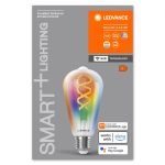 Bec LED RGB inteligent Ledvance SMART+ WiFi Filament Edison, E27, - imagine 3