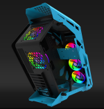 Carcasa Aqirys Procyon, RGB, Mid Tower, Blue - imagine 2