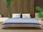 SET CUVERTURA PAT KS 200X220CM ZIA BLUE - imagine 4
