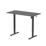 Birou Ascend cu reglare inaltime electric, negru, 1200x600x730~1180 mm, Capacitate - imagine 2