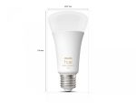 Bec LED inteligent Philips Hue A67, Bluetooth, E27, 13W (100W), - imagine 3