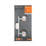Spot LED dublu ajustabil Ledvance DECOR CORK, 2xGU10, 2x3.4W, 460