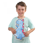 PUZZLE DIN SPUMA EVA, MAXI CU 10 PIESE, ALBASTRU, PUEDO - imagine 4