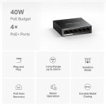 Mercusys Desktop Switch MS106LP 6 porturi 10/100Mbps, Standarde si protocoale - imagine 2
