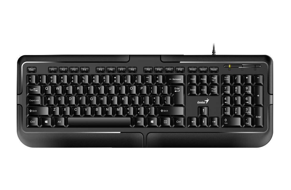 overlay_4f91786bea73cfc244142ca149d7a632.jpg Tastatura Genius KB-118, USB, Negru - imagine 1