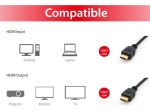 EQUIP 119352 HDMI 1.4 Cable, 1.8m, 4K/30Hz, 18x8x1800mm - imagine 3