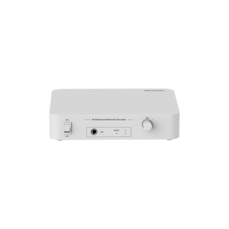 overlay_4fcca631fcd6473811b71fac9b5a67d0.png Network Decoder Hikvision, intrari audio: MIC/RCA, suporta: schedule/live/emergency broadcast, alarm - imagine 1