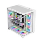 Carcasa 1STPLAYER Gaming MV8 Cube Tower ALB - imagine 2