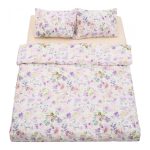 Lenjerie dubla 100% bumbac,4 piese, Alma