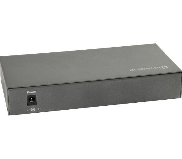 LevelOne GEP-0823, 8-Port Gigabit PoE Switch, 802.3at/af PoE, 120W, 86