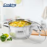 SEMIOALA INOX+CAPAC, 22 X 12.5 CM, 4.7 L, AMIRA, COOKING - imagine 4
