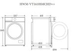 Masina de spalat rufe HEINNER HWM-VT1610SMCHD++, 6 kg, 1000 rpm, - imagine 6