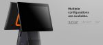SUNMI DESKTOP POS SYSTEM L1563 T2s EN (15.6" + 15.6", - imagine 2