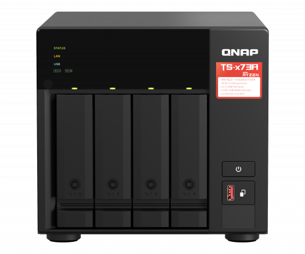 NAS QNAP 473A 4-Bay, CPU AMD Ryzen V1000 series V1500B
