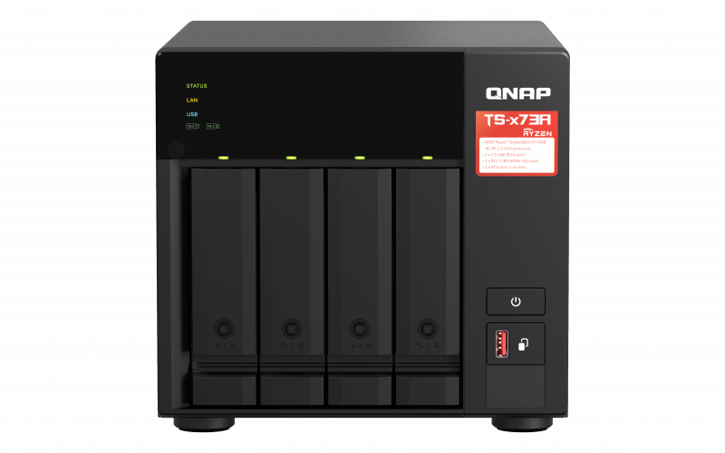 overlay_51a20ed722fac74928777888785e4e76.png NAS QNAP 473A 4-Bay, CPU AMD Ryzen V1000 series V1500B - imagine 1
