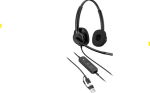 Casti Head-band HP Mission 425, Wired, Noise-canceling, Negru