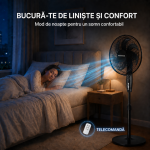 VENTILATOR CU PICIOR HEINNER HSF-M750DBK - imagine 8