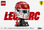 CASCA LUI CHARLES LECLERC SCUDERIA FERRARI HP LEGO43014 - imagine 3
