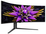 Monitor Gaming TCL 57R94, 57", 7680 x 2160 pixeli, Negru-Alb, - imagine 3