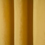 Set 2 draperii catifea 140x270 cm - Galbene - imagine 4