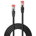 Cablu Lindy Cat.6 S/FTP Network Black, lungime 1m, latime de - imagine 2