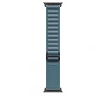 Apple Watch 49mm Light Blue Alpine Loop - Large - Black Titanium