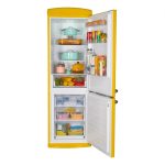 Combina frigorifica FRAM FC-VRR341YLE++, 340 l, Clasa E, Galben - imagine 4