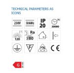 Aplica LED pentru baie Vivalux JOYA, 9W, 540 lm, lumina - imagine 3