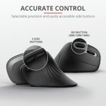Mouse Trust Verro Ergonomic, Wireless, negru - imagine 4