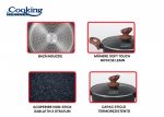 SET GATIT 5 PIESE ALUMINIU FORJAT, MALTA, COOKING BY HEINNER - imagine 7