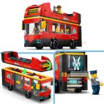 AUTOBUZ TURISTIC ROSU CU ETAJ LEGO 60407 - imagine 7