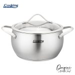 SEMIOALA INOX+CAPAC 18X10 CM, 2.5L, NICOLAI TAND, ORIGINI, COOKING BY
