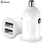 Incarcator auto Baseus Grain Pro, 2 x USB Output 5V/4.8A - imagine 3