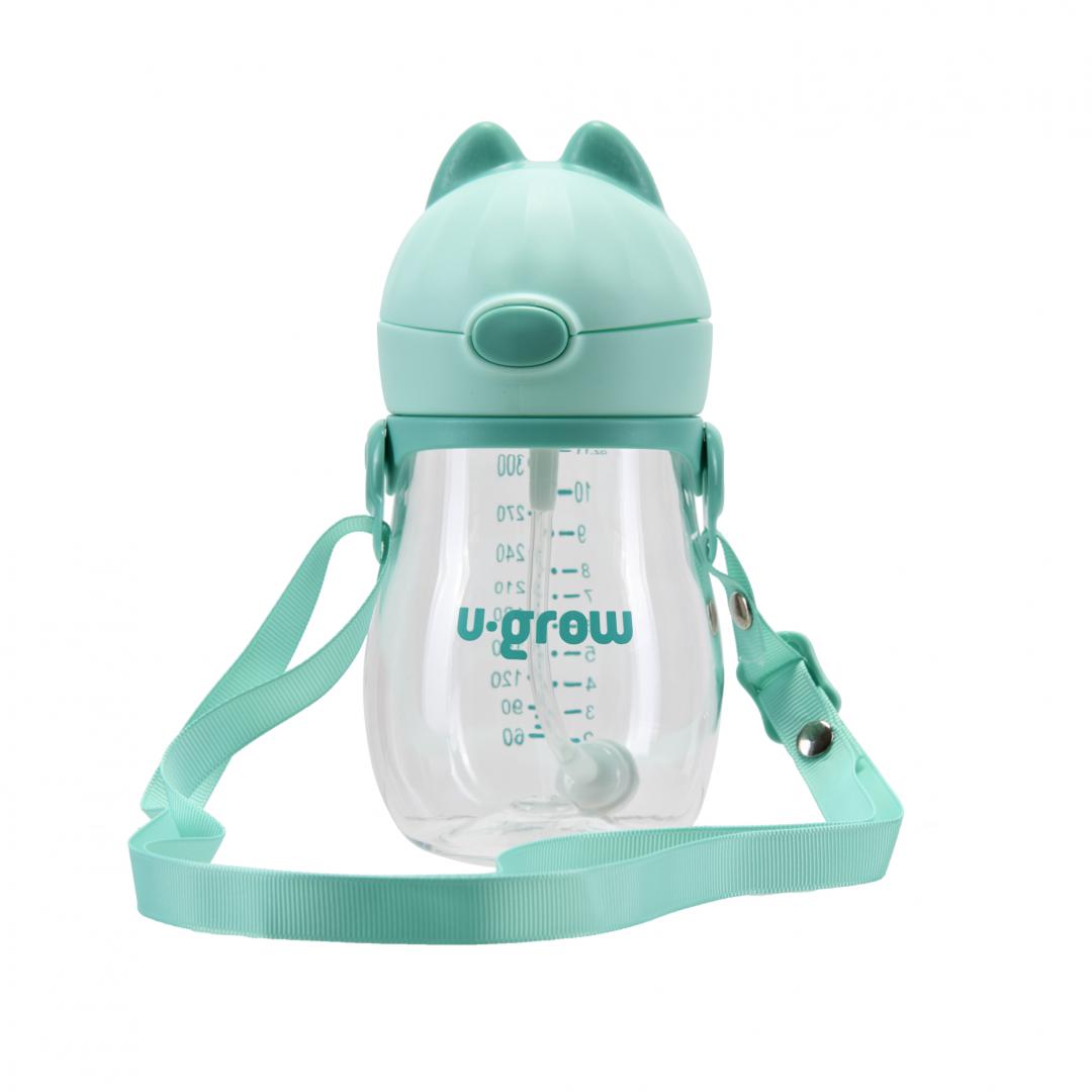 overlay_57da4121b3a5b2a65580c1b7606f93b3.jpg Cana cu pai si curea, tritan 330 ml, U-Grow - imagine 1