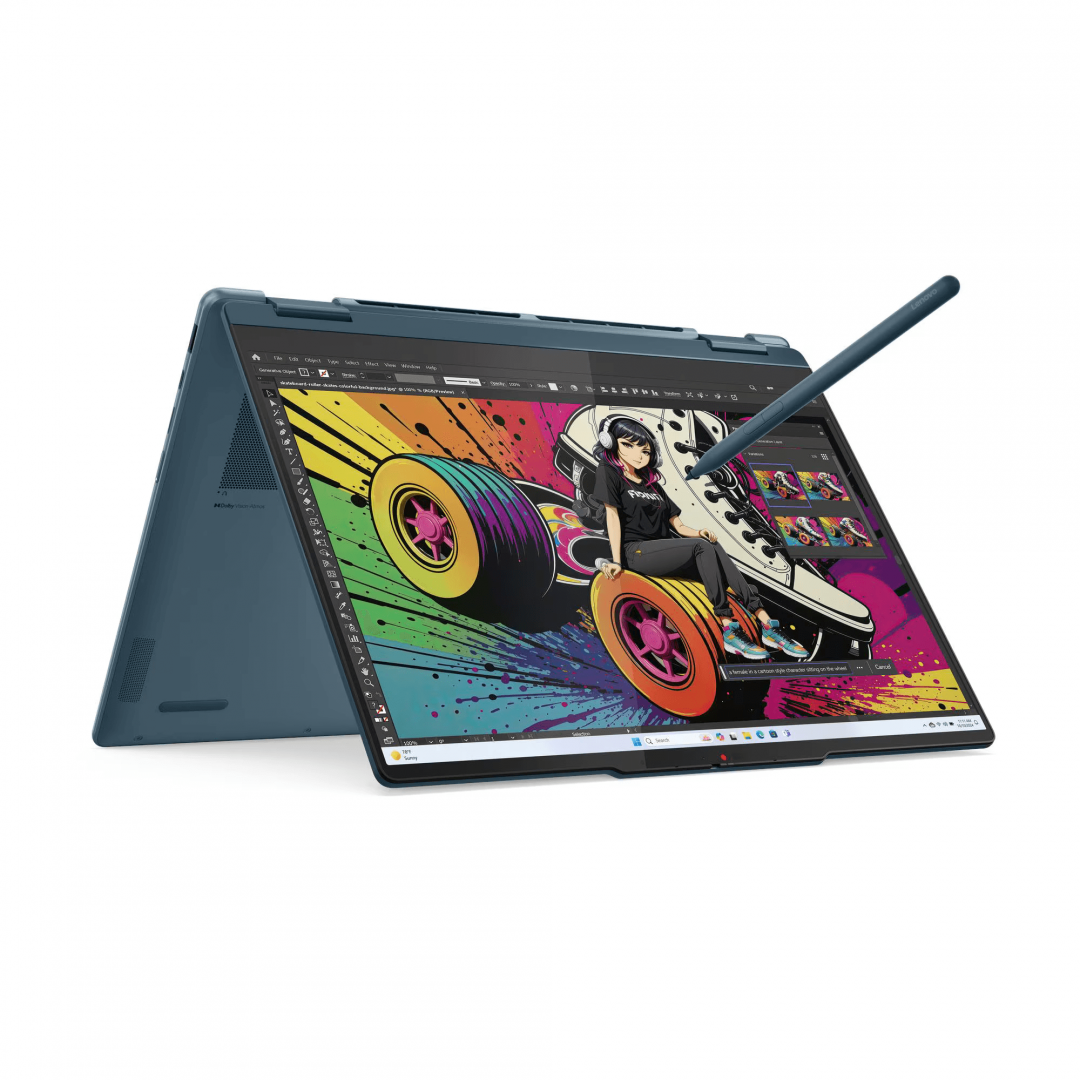 overlay_57dab158126625bf9d0f0512afe29e1b.png Laptop Lenovo Yoga 7 2-in-1 14AKP10, 14" WUXGA (1920x1200) OLED - imagine 1