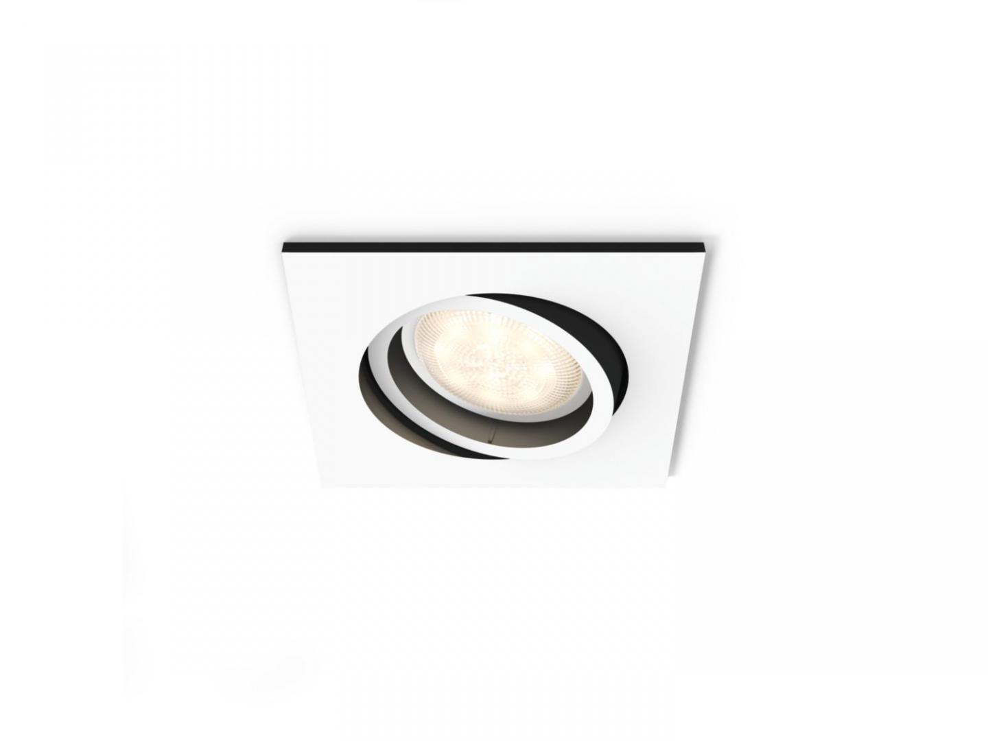 overlay_57eb8a93f2420ec8e7c0aaefac7e257a.jpeg Spot LED incastrat Philips Hue Milliskin, Bluetooth, GU10, 5W (50W) - imagine 1