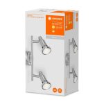 Spot LED Dublu Ledvance, 2xGU10, 2x2.6W, 460 lm, lumina calda - imagine 2