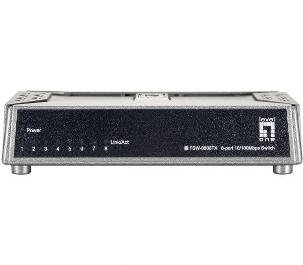 LevelOne FSW-0808TX  8-Port Fast Ethernet Switch, 69 x 30