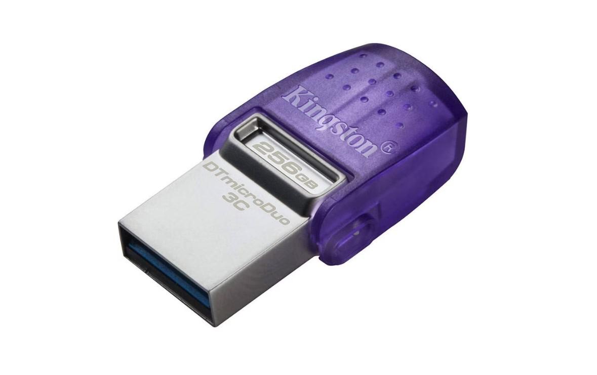 overlay_5a2f40951bd9a84ca71898fa9ef3e986.jpg Memorie USB Kingston microDuo 3C 256 GB, USB 3.0, Purpuriu - imagine 1
