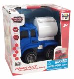 VEHICULE CU FRICTIUNE, SCARA 1/43, 10CM, AUTOCISTERNA ALBASTRA - imagine 2