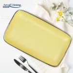 SET 2 PLATOURI CERAMICA 32x20 CM, MEDEEA, ART OF DINING - imagine 4
