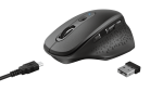 Mouse Trust Ozaa, Rechargeable Wireless, negru