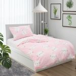 Set de pat single bumbac, 92 gsm, Cat - imagine 3