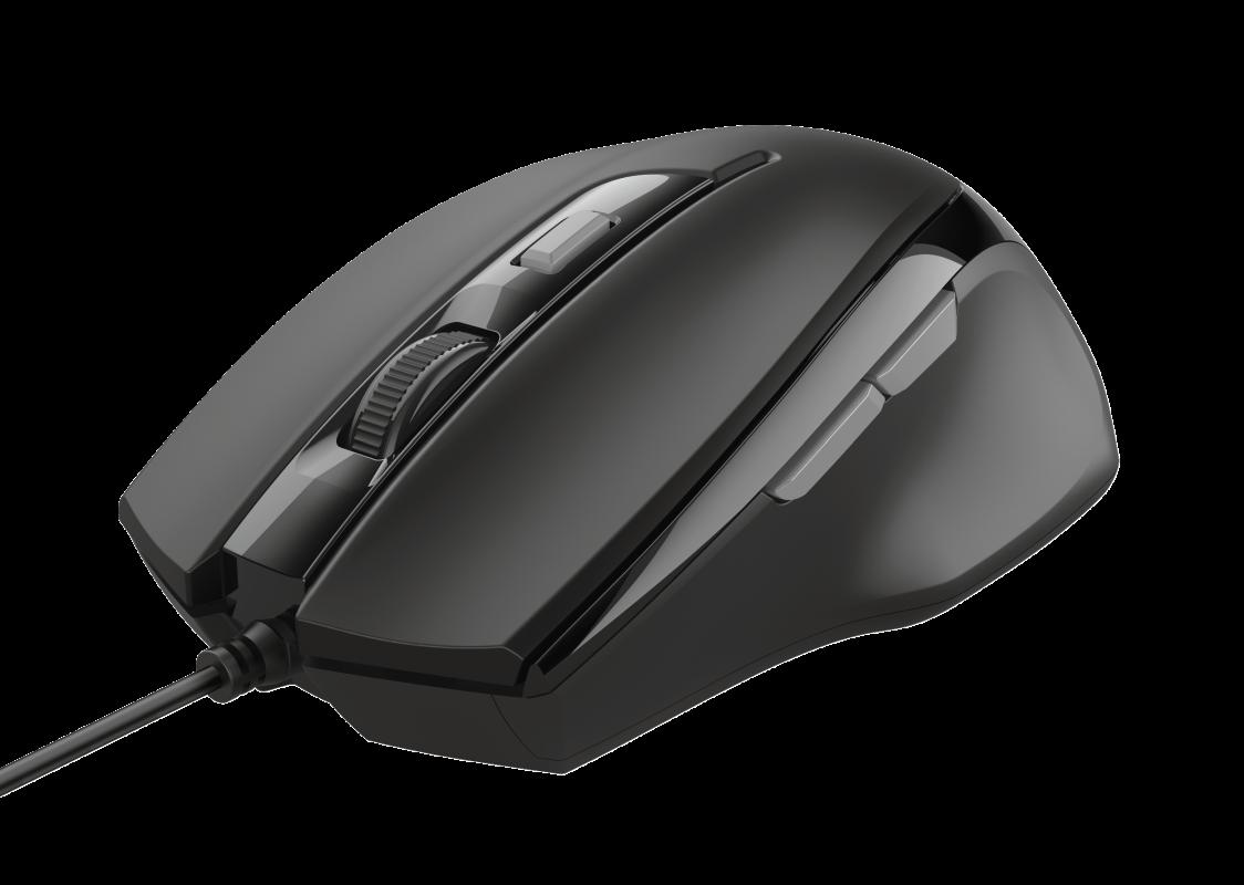 overlay_5baac25de0089cb10c20be903a748432.png Mouse Trust Voca Comfort Mouse, negru - imagine 1