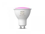 Bec LED RGB inteligent Philips Hue Spot, Bluetooth, GU10, 5W,